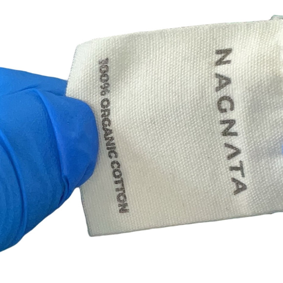 Nagnata Tropic Green + Black Turtleneck Sweater - Organic Cotton Rib Knit - S/M - Picture 5 of 8